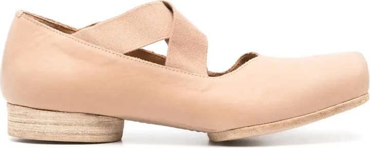 Crossed Strap Ballerinas