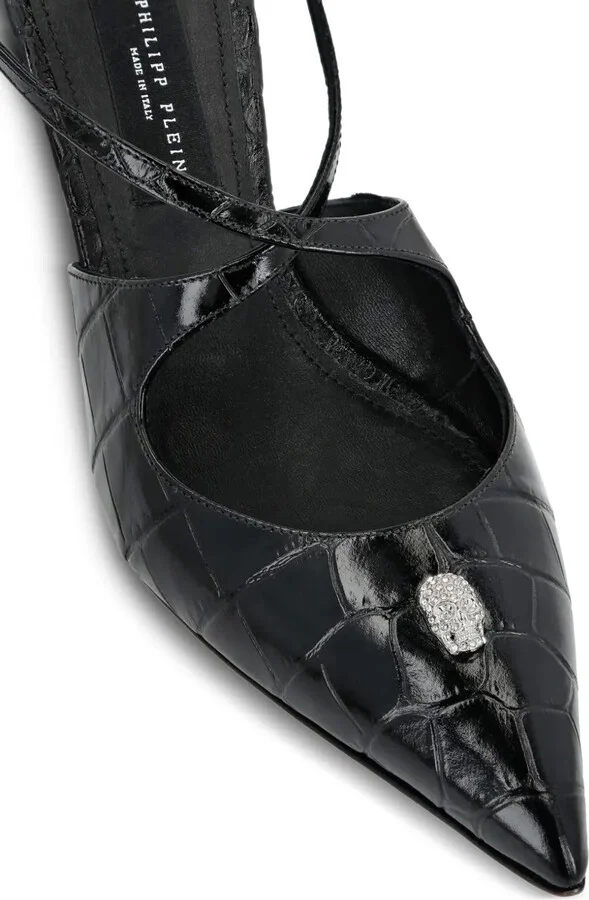Crossing Crocco-print pumps - Image 5