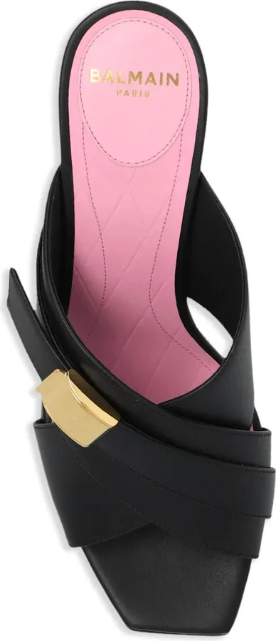 Crossover 75mm Leather Mules - Image 4