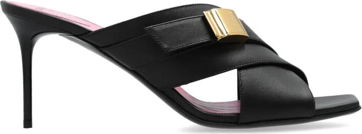 Crossover 75mm Leather Mules