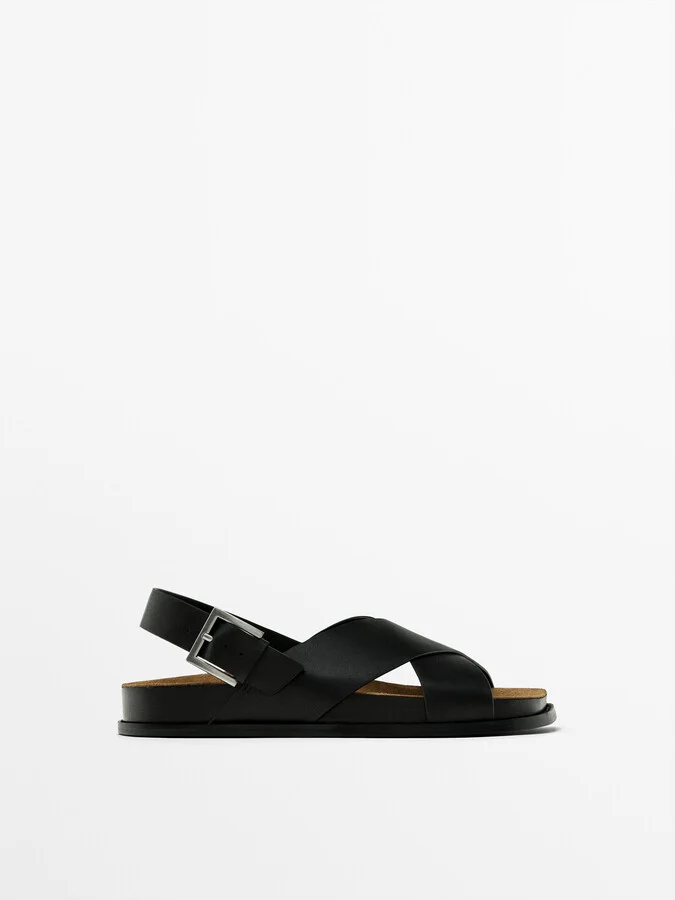 Crossover Buckle Sandals - Image 2