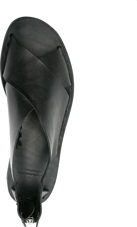 Crossover Flat Sandals - Image 4