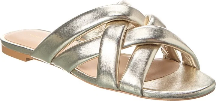 Crossover Leather Slide
