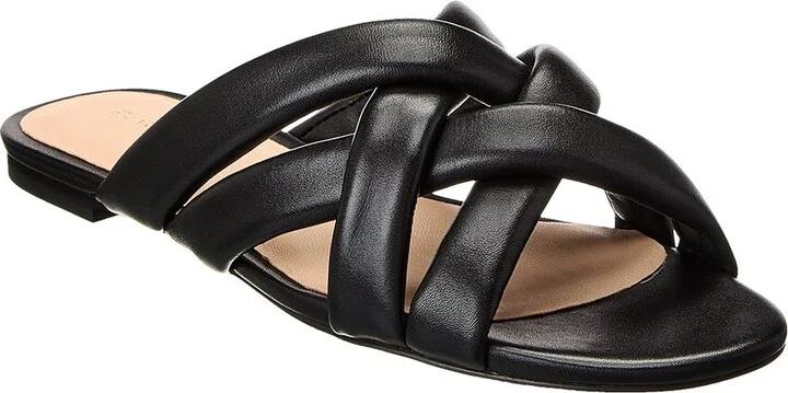 Crossover Leather Slide