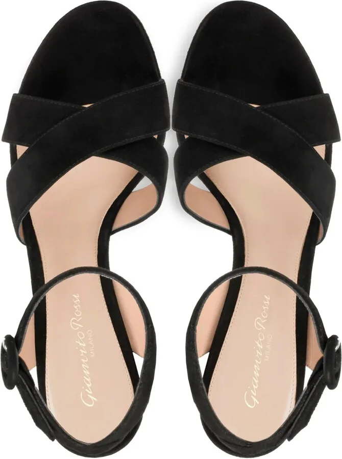 Crossover Platform Sandals - Image 4