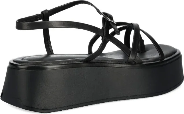 Crossover Platform Sandals - Image 4