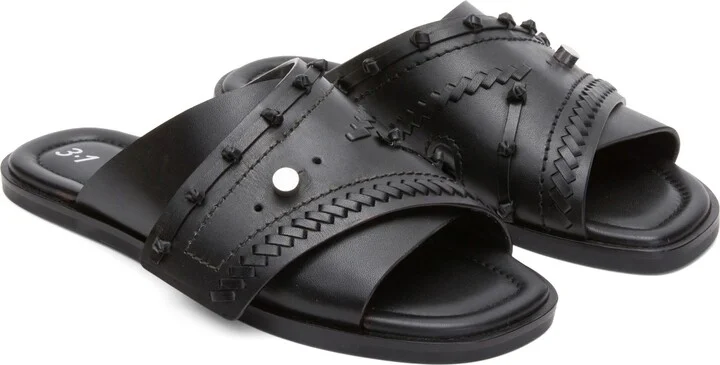 Crossover Slide Sandal