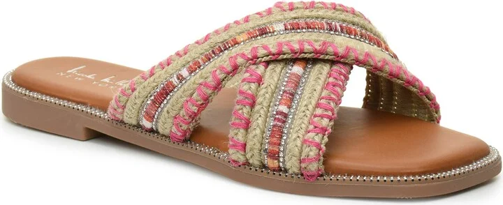 Crossover Slide Sandal