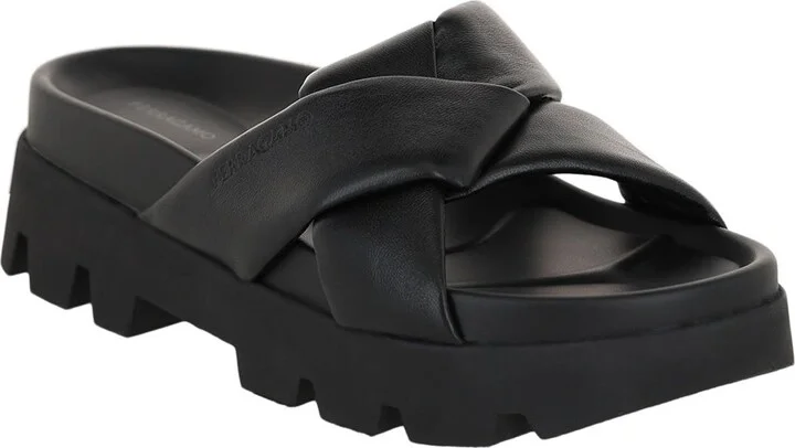 Crossover Slide Sandal