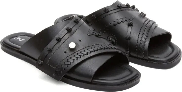 Crossover Slide Sandals - Image 2