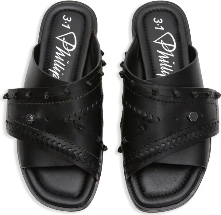 Crossover Slide Sandals - Image 4