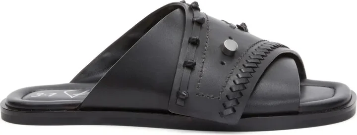 Crossover Slide Sandals