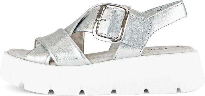 Crossover Slingback Wedge Sandal - Image 3