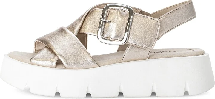 Crossover Slingback Wedge Sandal - Image 9