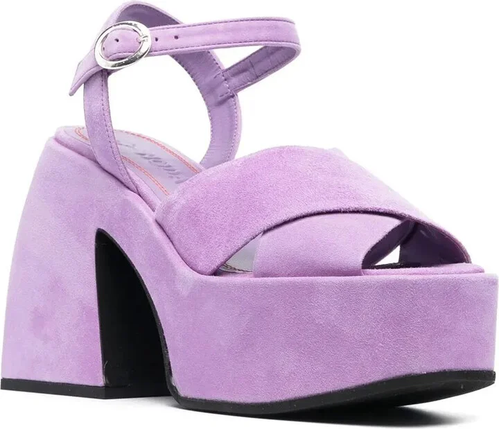 Crossover-Strap 120mm Platform Sandals - Image 2