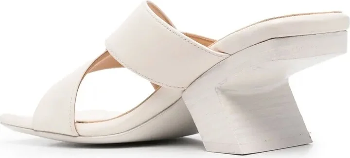 Crossover-Strap 75mm Leather Sandals - Image 3