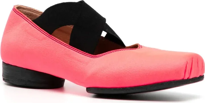 Crossover-Strap Ballerina Shoes - Image 2