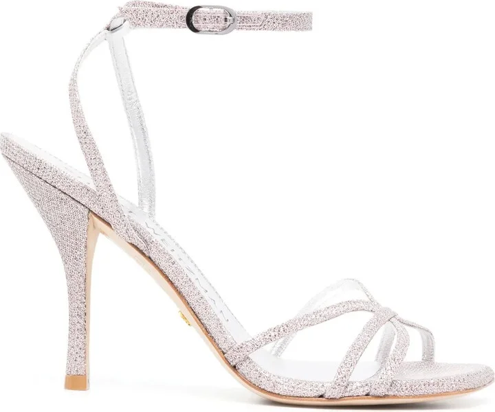 Crossover-Strap Buckle-Fastening Sandals
