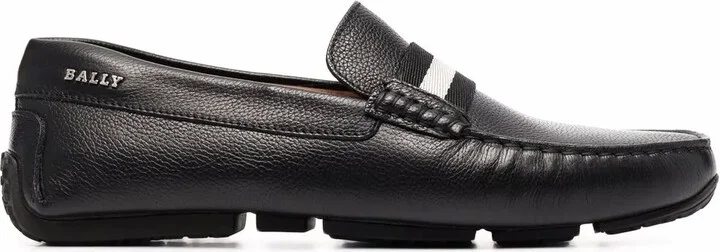Crossover-Strap Detail Loafers