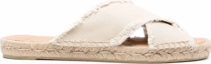 Crossover-Strap Flat Espadrilles