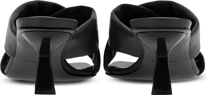 Crossover-Strap Lambskin Mules - Image 3