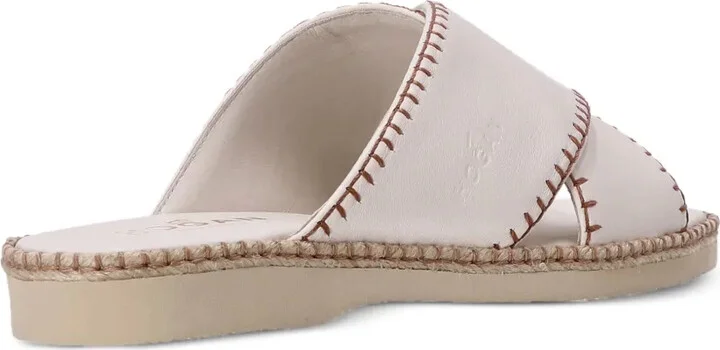Crossover-Strap Leather Sandals - Image 3