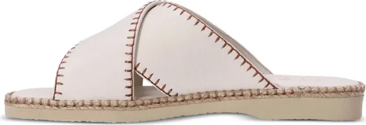 Crossover-Strap Leather Sandals - Image 5