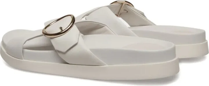 Crossover-Strap Leather Sandals - Image 5