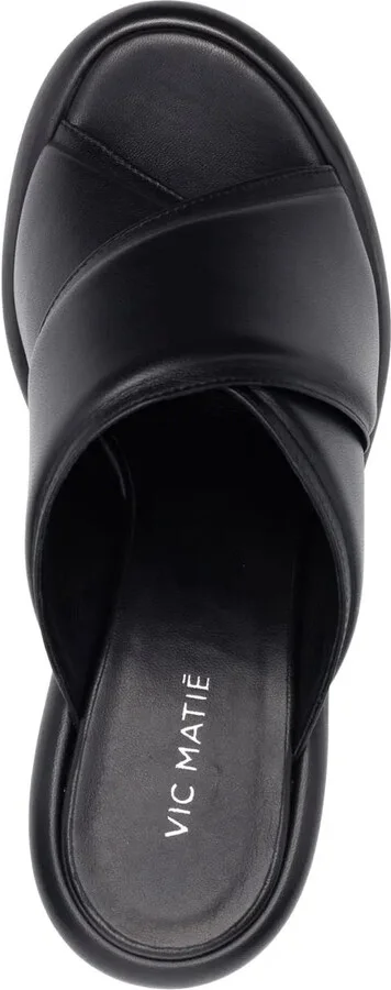 Crossover-Strap Leather Sandals - Image 4