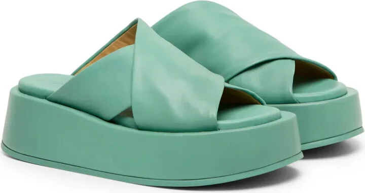 Crossover-Strap Platform Sandals - Image 2