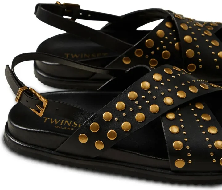 Crossover Strap Sandals - Image 4