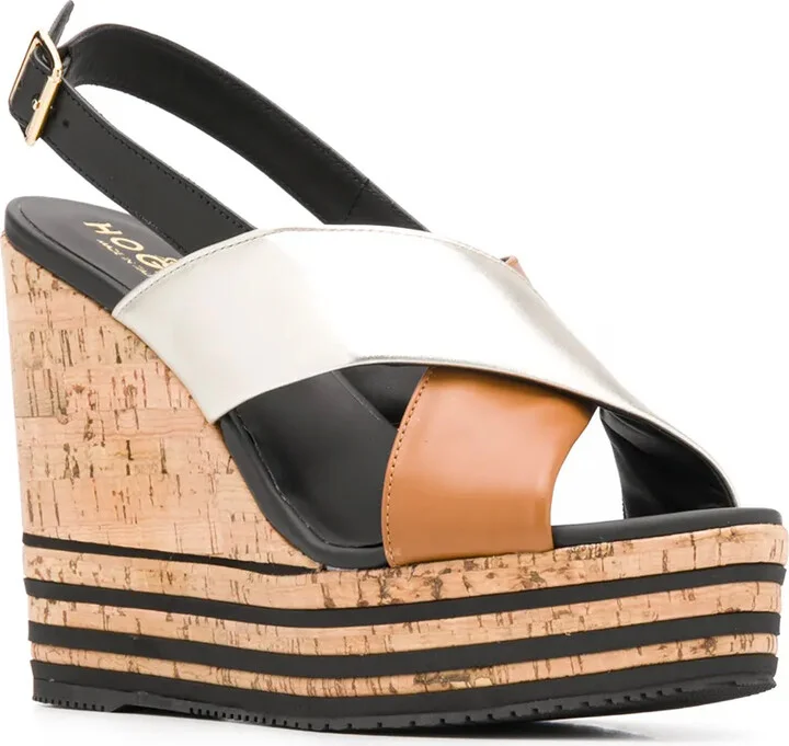 Crossover Strap Sandals - Image 2