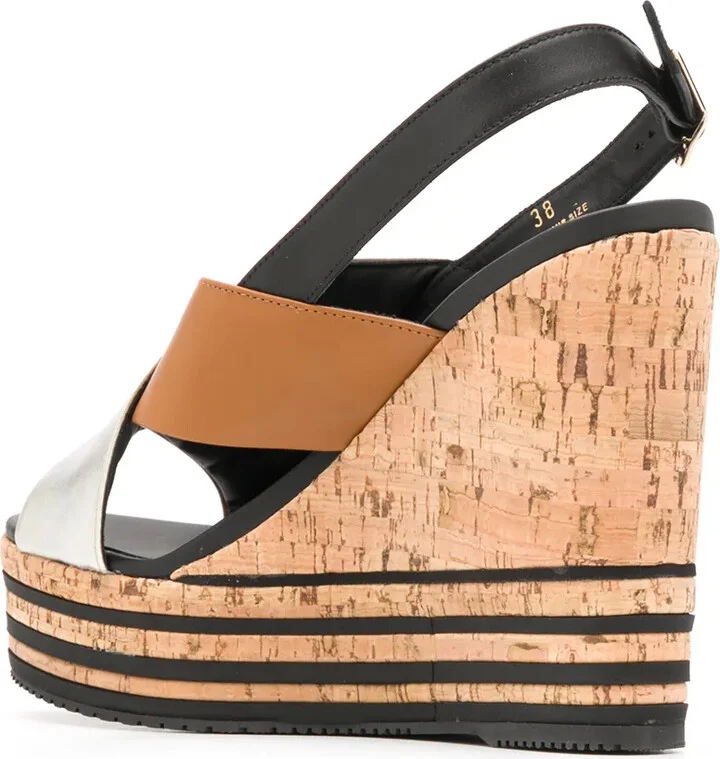 Crossover Strap Sandals - Image 3