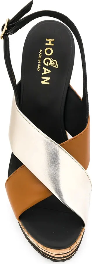 Crossover Strap Sandals - Image 4