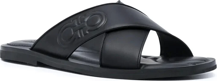 Crossover Strap Sandals - Image 2