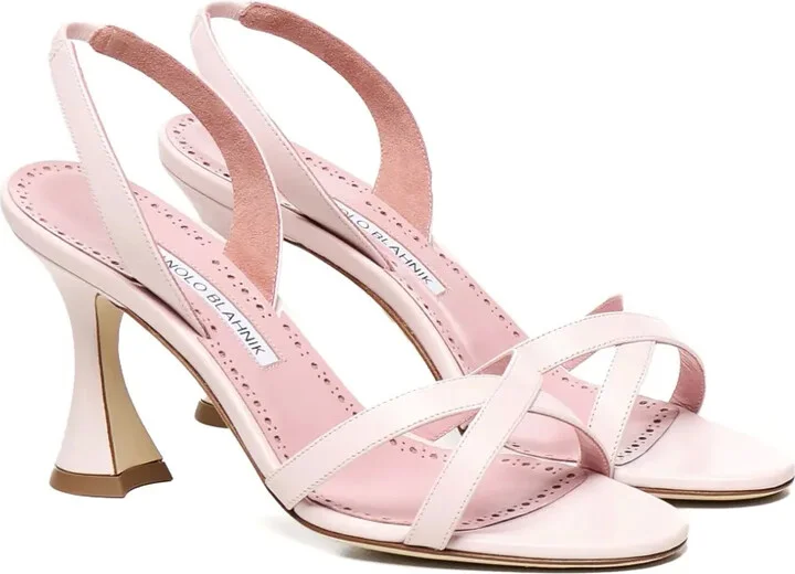 Crossover-Strap Slingback Sandals - Image 2