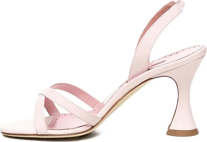 Crossover-Strap Slingback Sandals - Image 4
