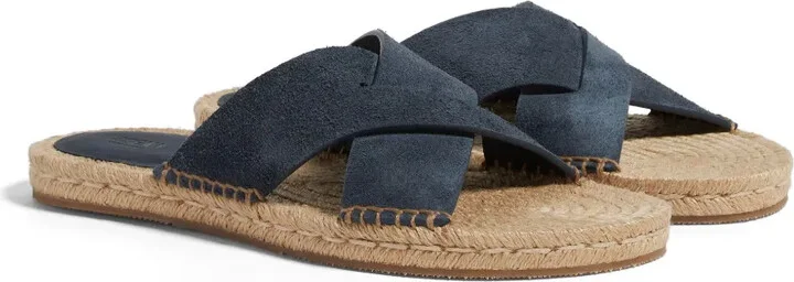 Crossover-Strap Suede Espadrilles - Image 2