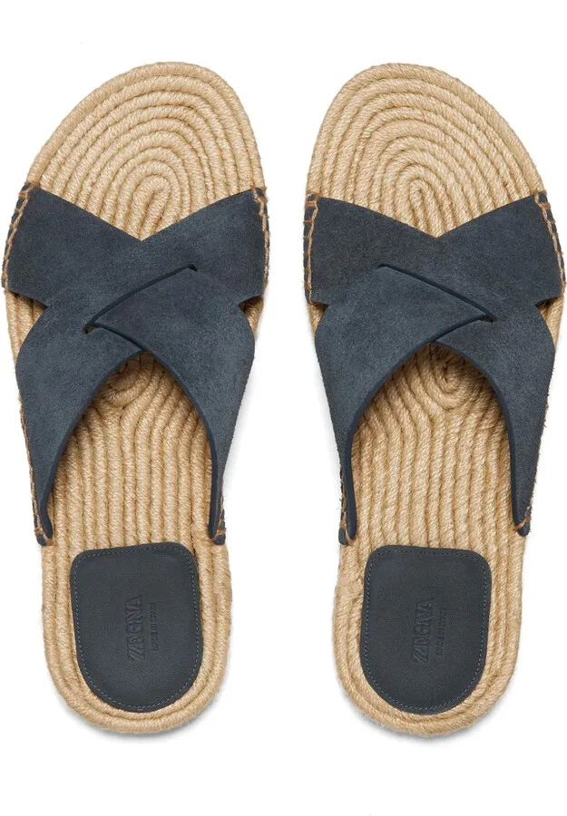 Crossover-Strap Suede Espadrilles - Image 3