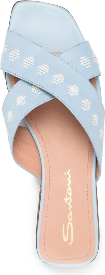 Crossover Straps Sandals - Image 4
