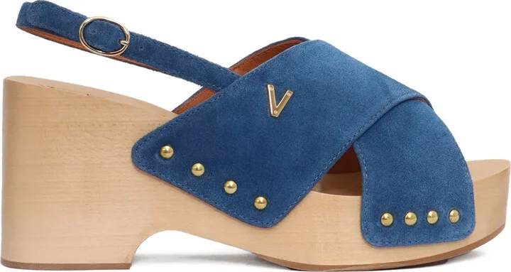 Crossover Studded Sandals