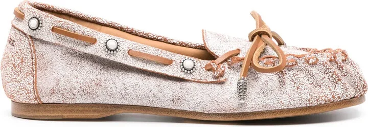Crosta suede derby moccasins