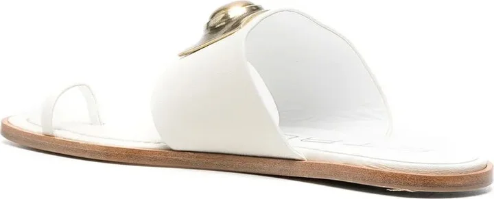 Crown Me leather sandals - Image 3