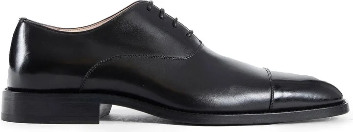 Crown Oxford Shoes in Shiny Calfskin
