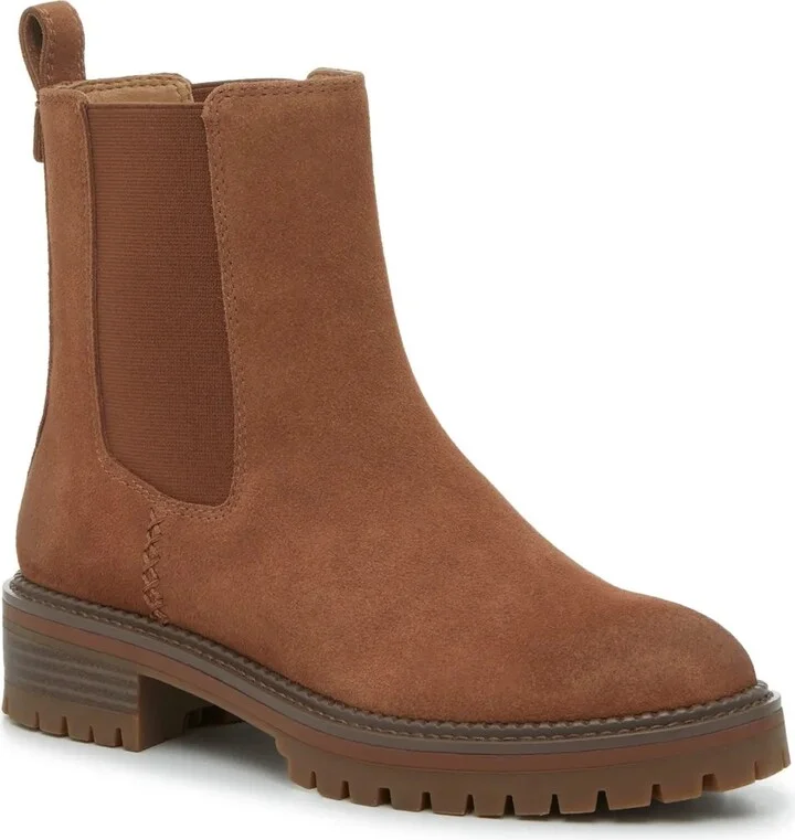 COGNAC MEDIUM LUX SUEDE