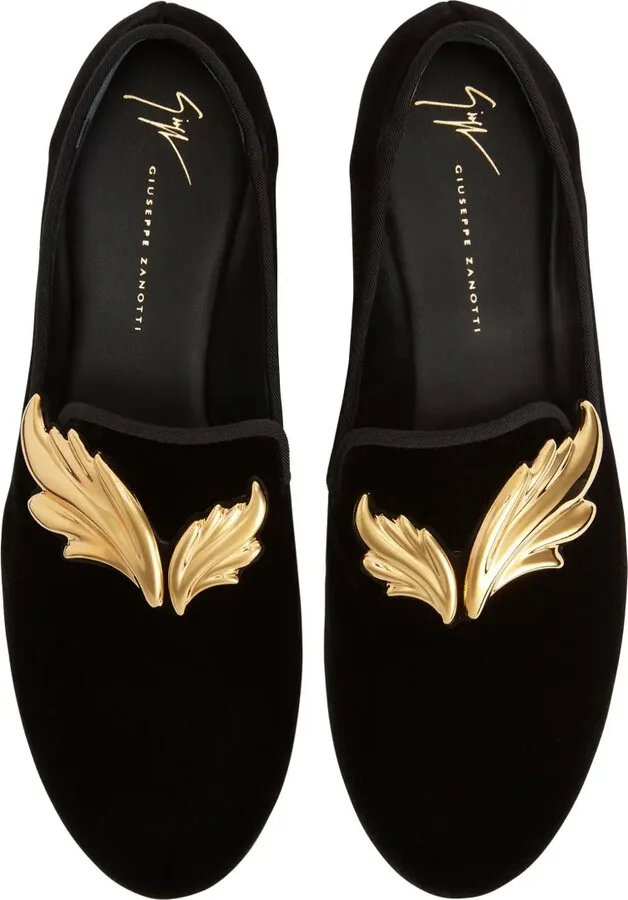 Cruel velvet-effect loafers - Image 4