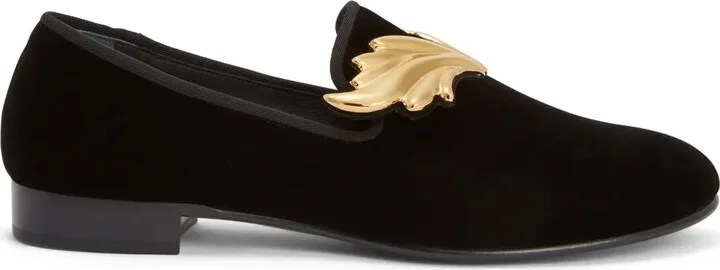 Cruel velvet-effect loafers