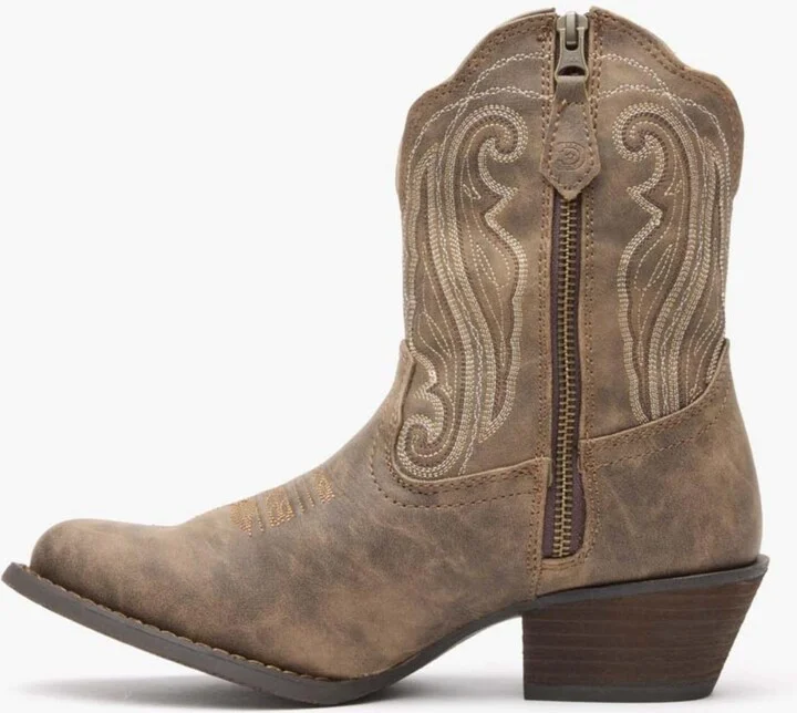 Crush by Durango Women's Distressed Shortie Western Boot - Image 5