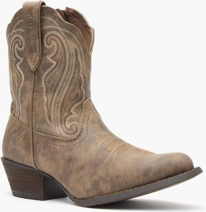 Crush by Durango Women's Distressed Shortie Western Boot