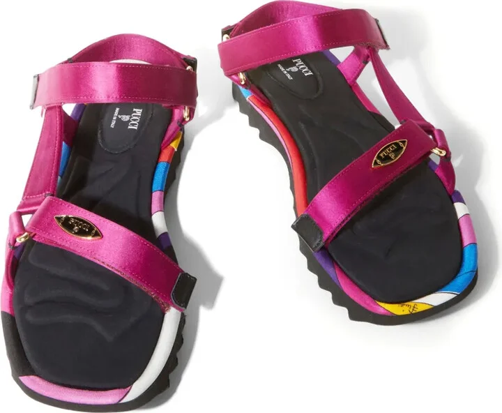Crush logo-plaque flat sandals - Image 3